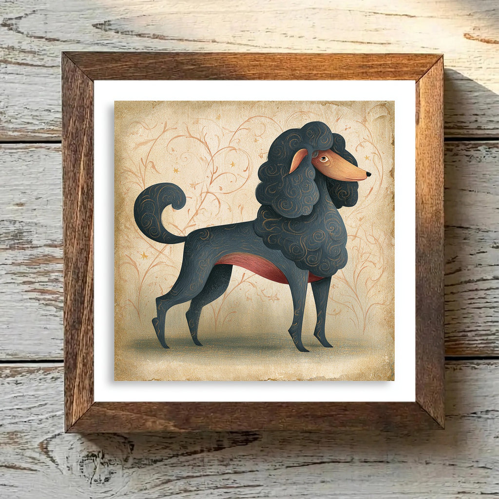 Poodle (Standard) Black - Variation 1