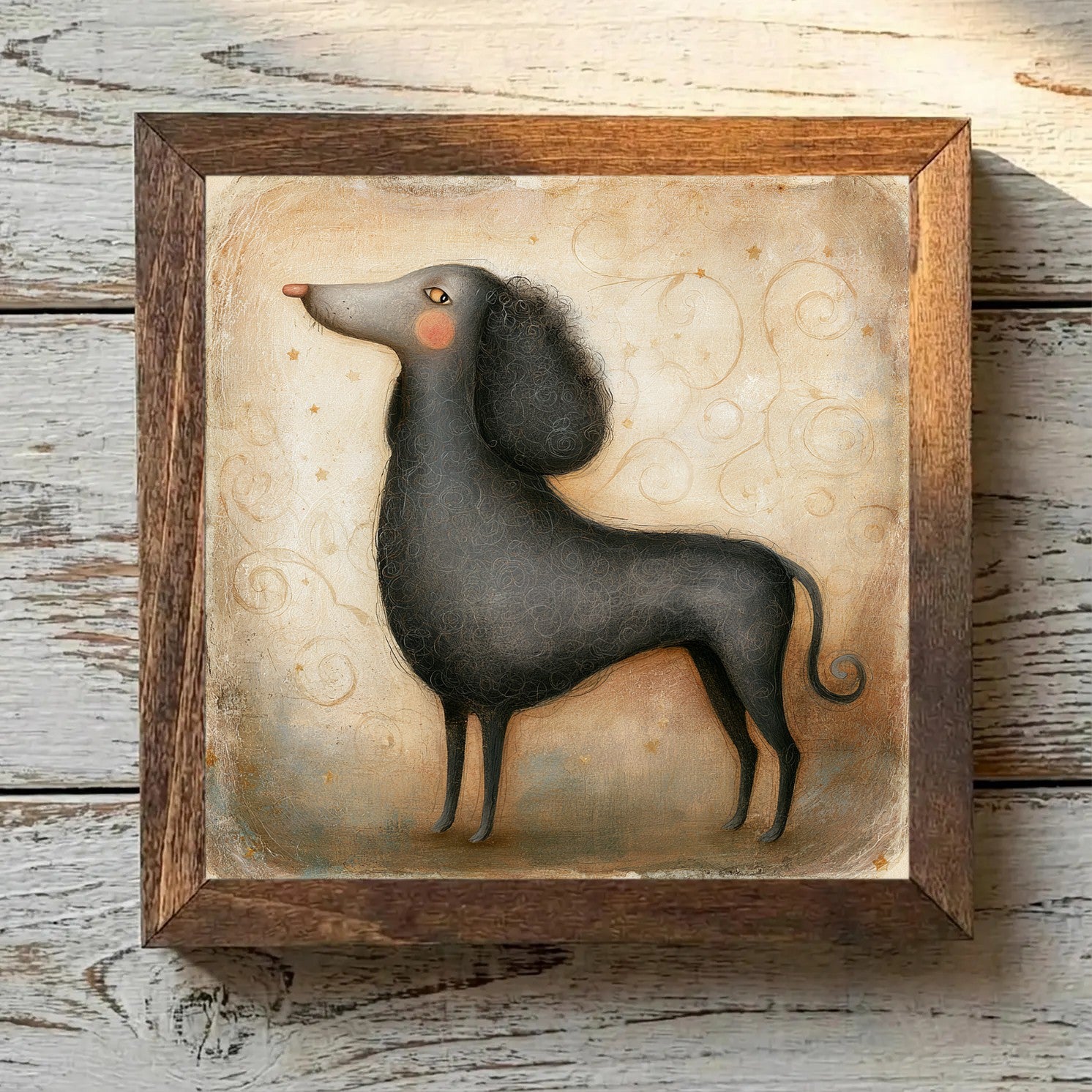 Poodle (Standard) Black - Variation 3