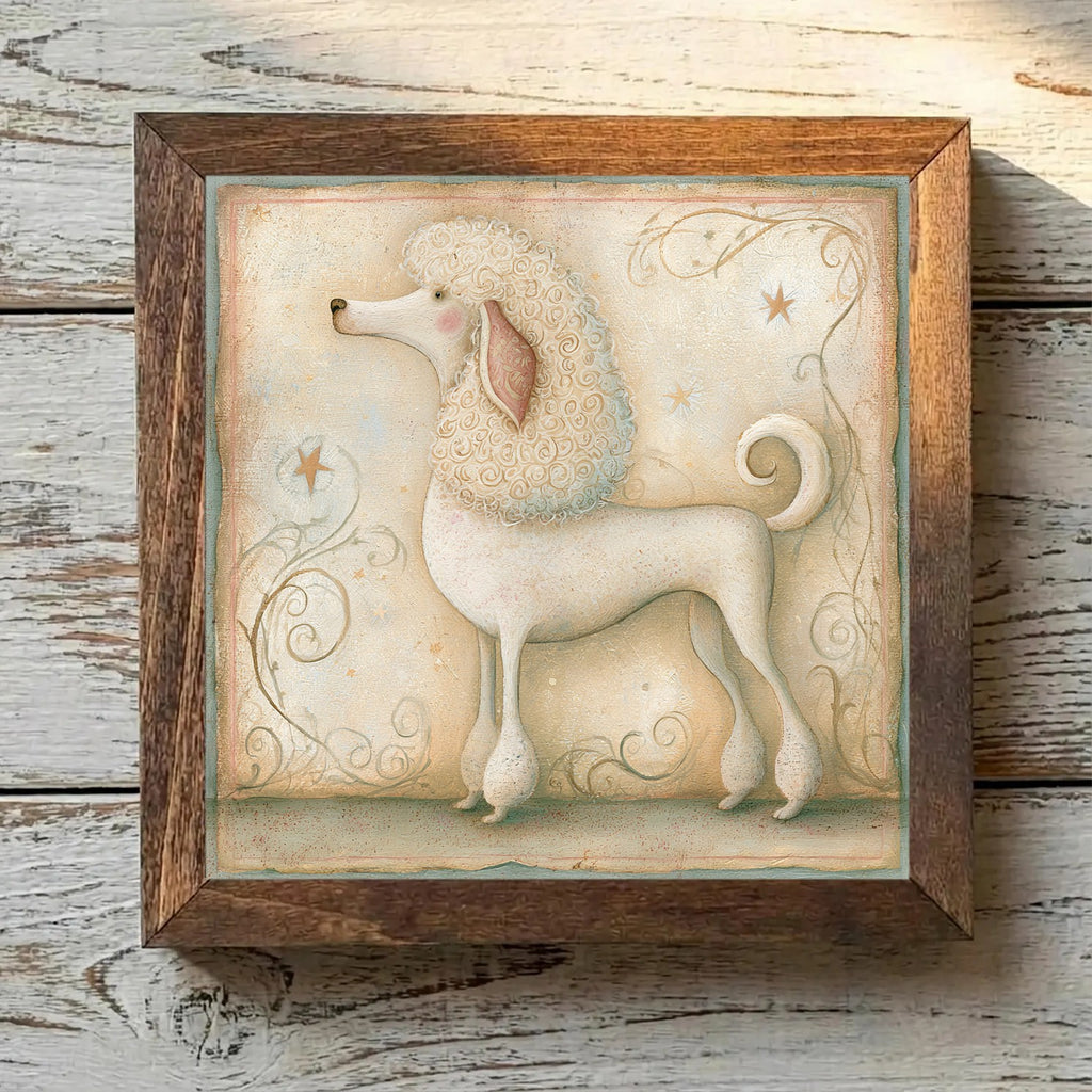Poodle (Standard) Cream - Variation 1