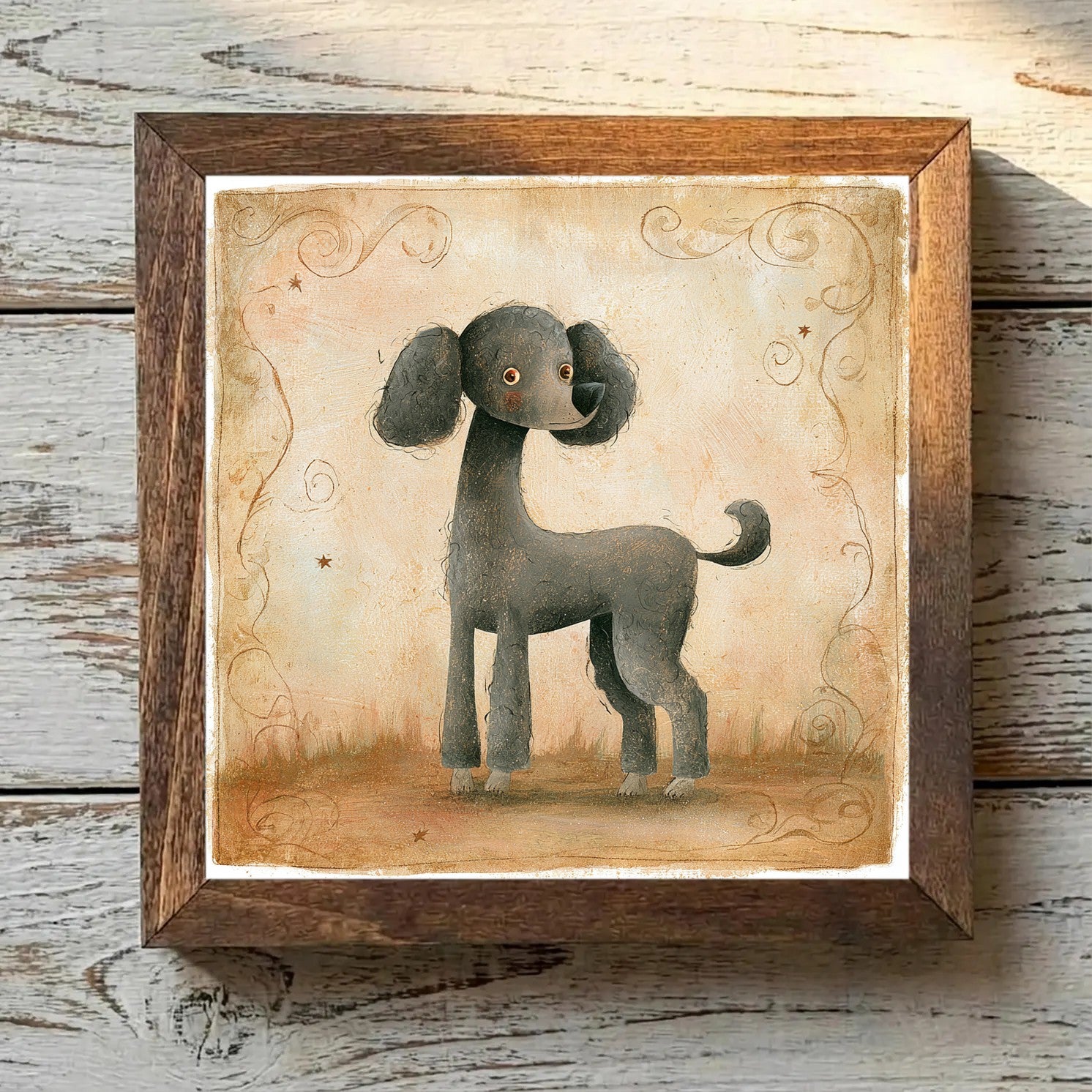 Poodle (Toy) Gray - Variation 3