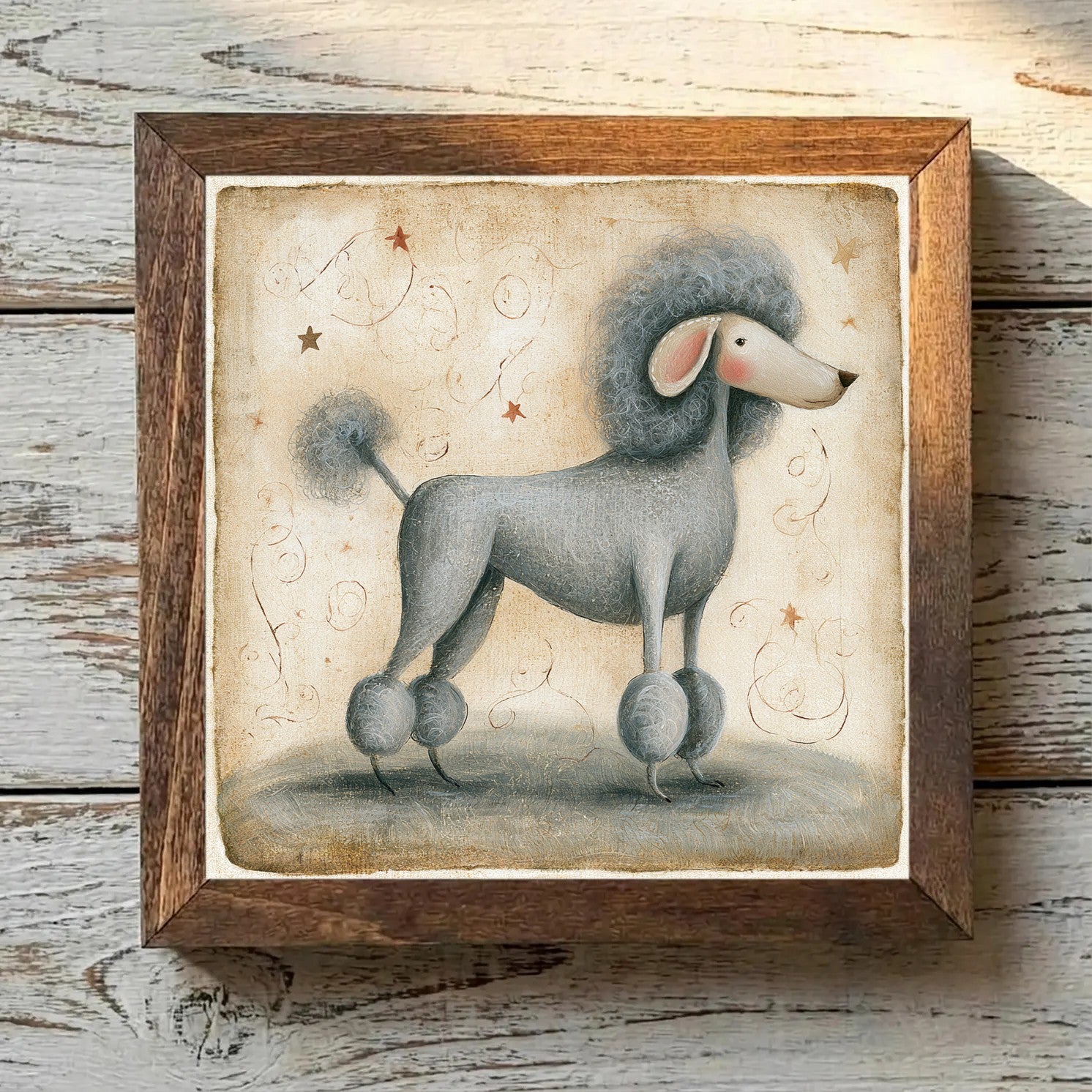 Poodle (Toy) Gray - Variation 4