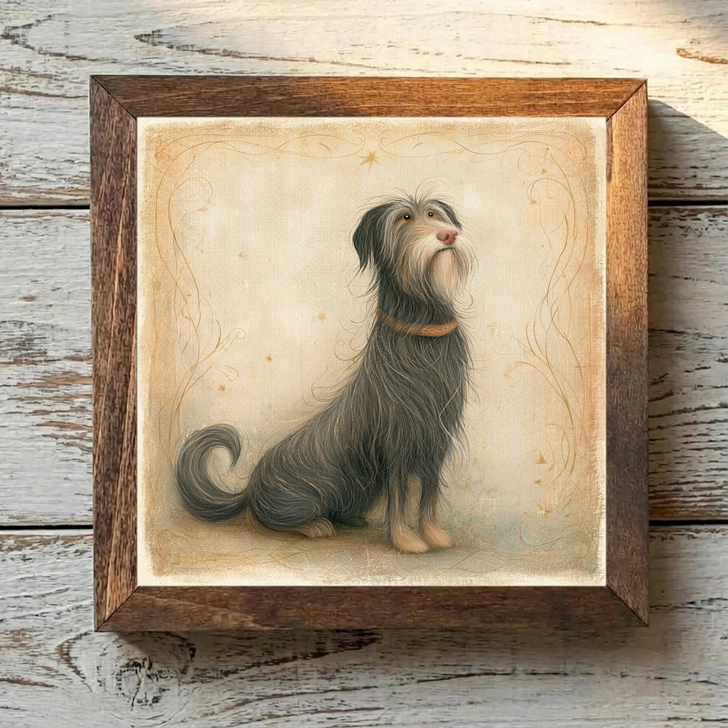 Pyrenean Shepherd Brindle Merle - Variation 2