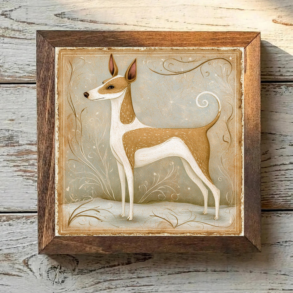 Rat Terrier Tan & White - Variation 4