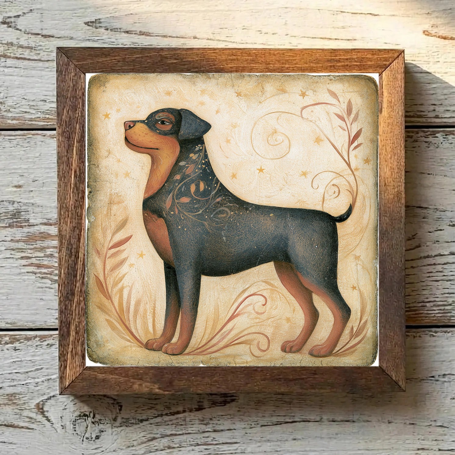 Rottweiler Black & Mahogany - Variation 1