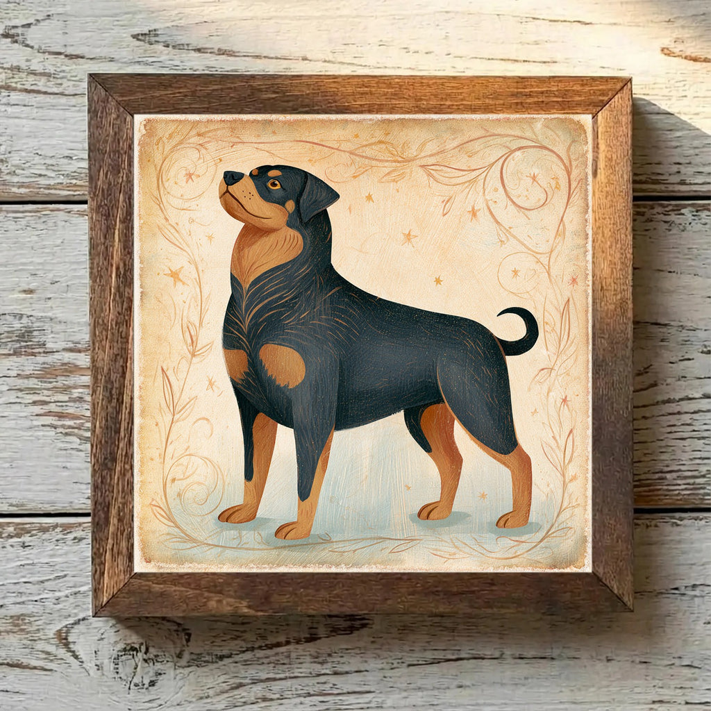 Rottweiler Black & Mahogany - Variation 3
