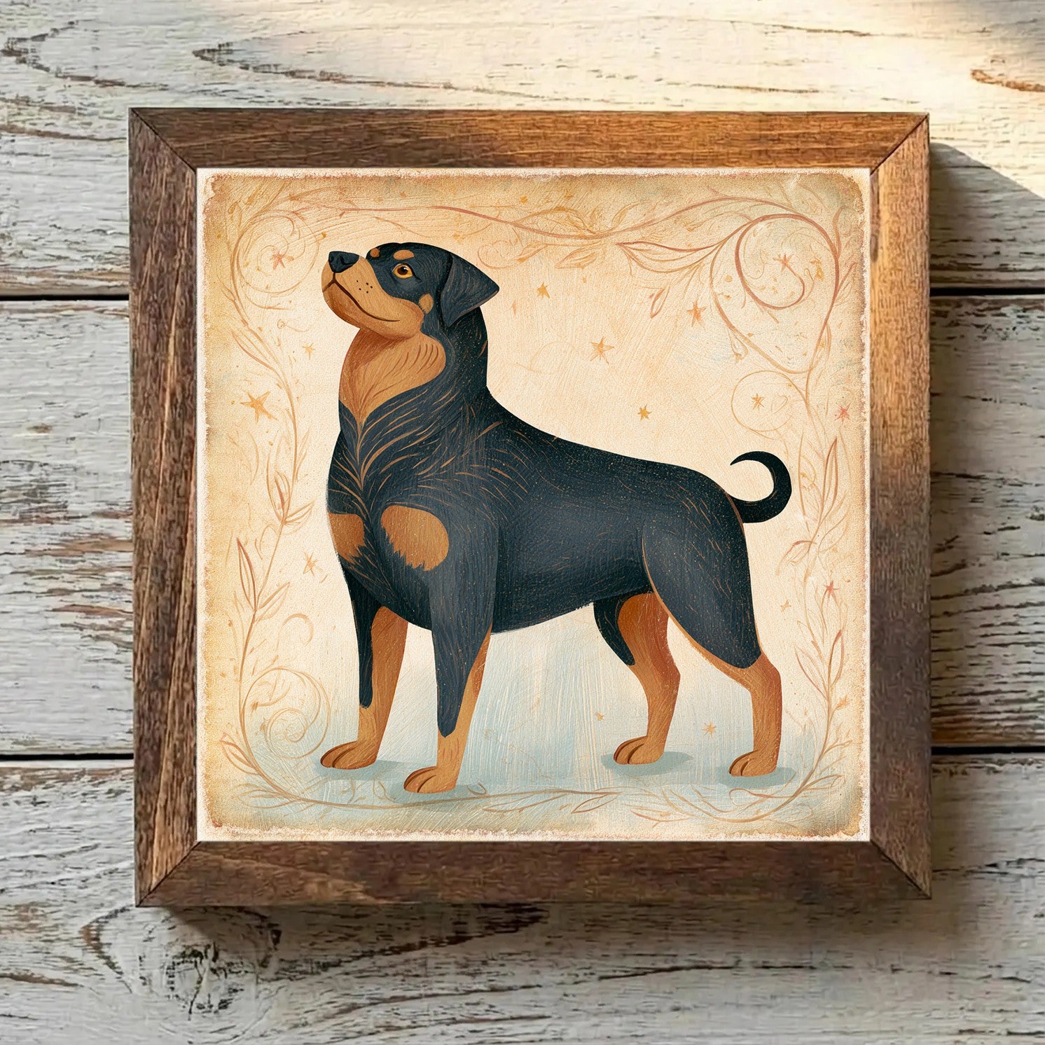 Rottweiler Black & Mahogany - Variation 3