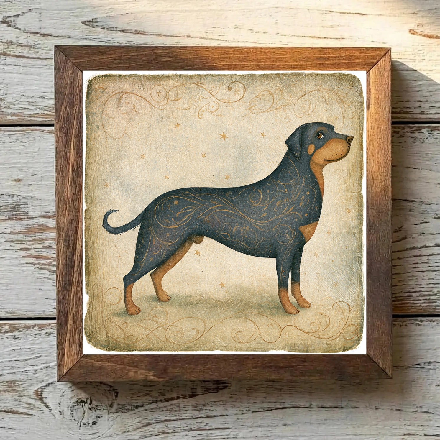 Rottweiler Black & Mahogany - Variation 4