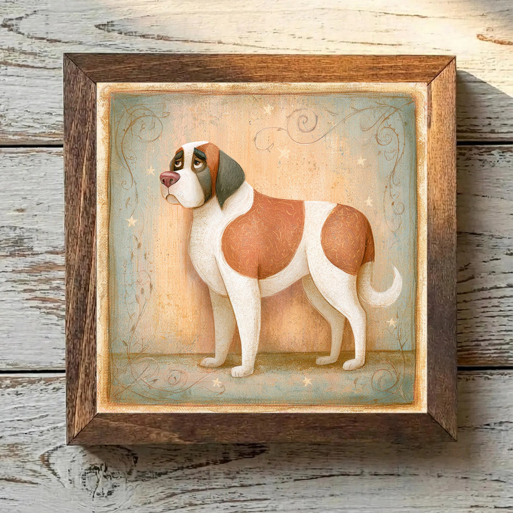 Saint Bernard Red & White - Variation 1