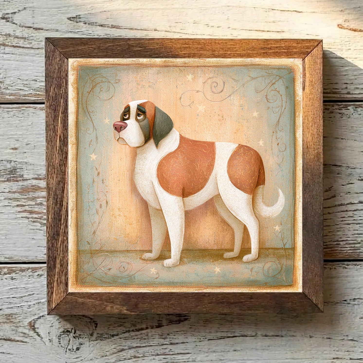 Saint Bernard Red & White - Variation 1