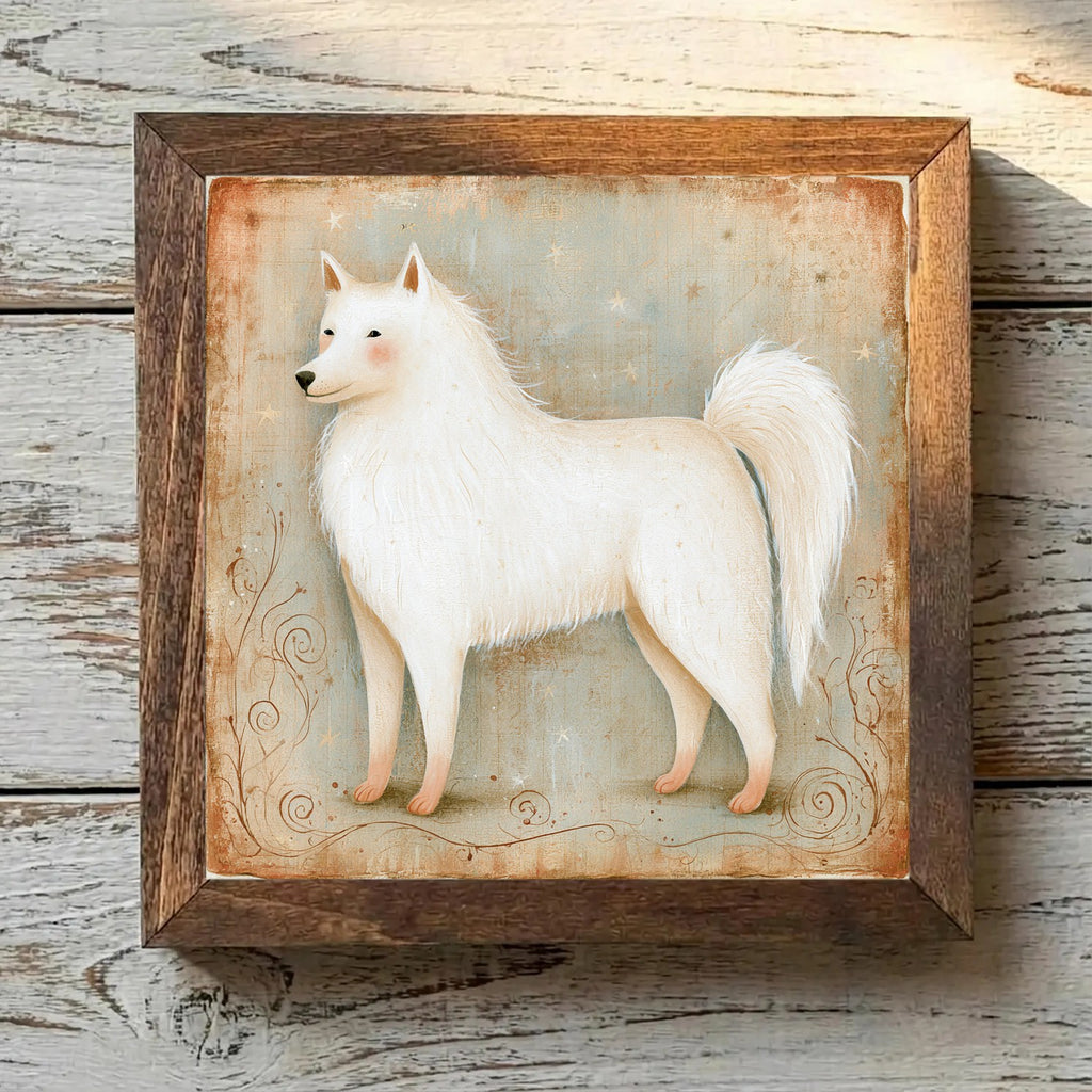 Samoyed White & Biscuit - Variation 1