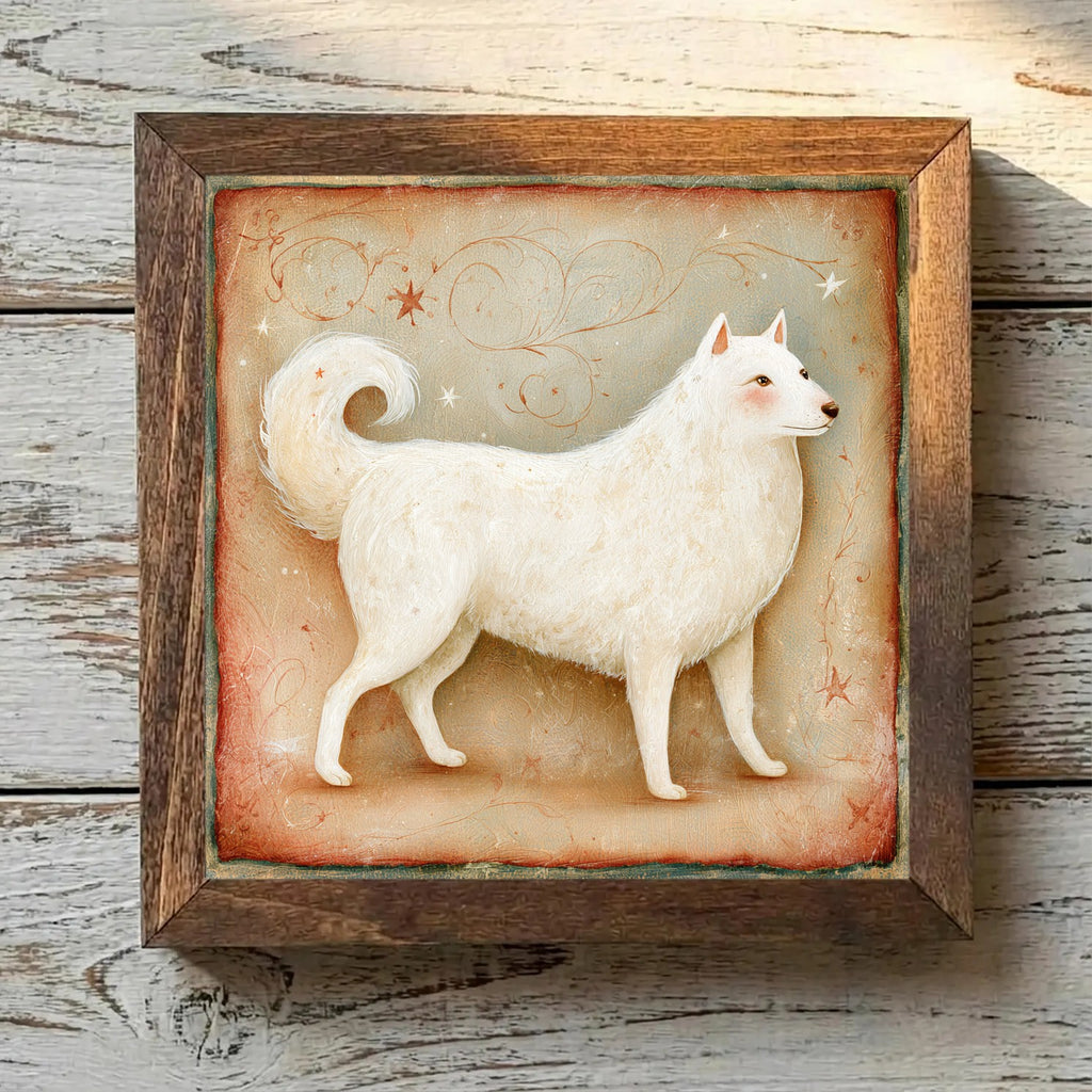 Samoyed White & Biscuit - Variation 3