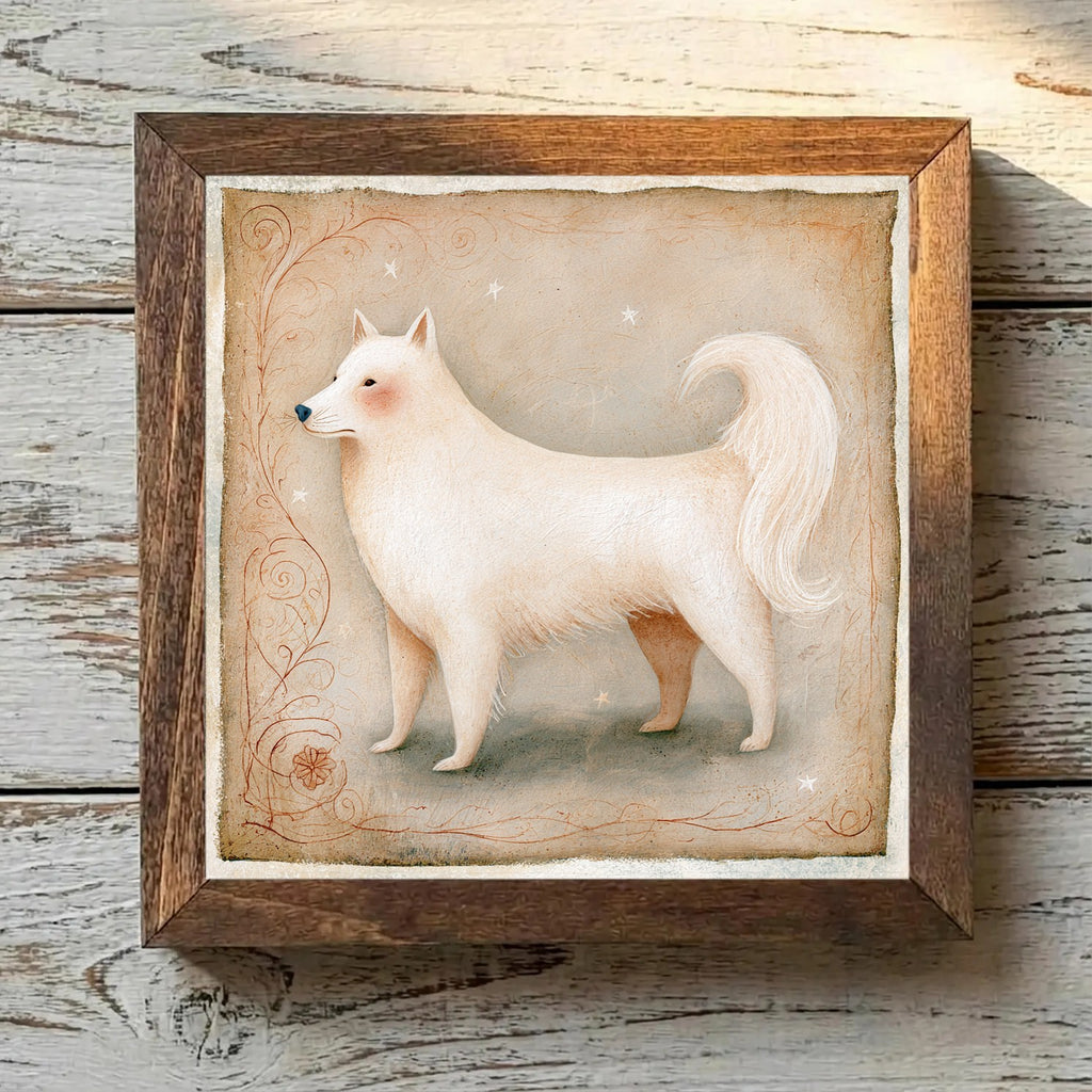Samoyed White & Biscuit - Variation 4