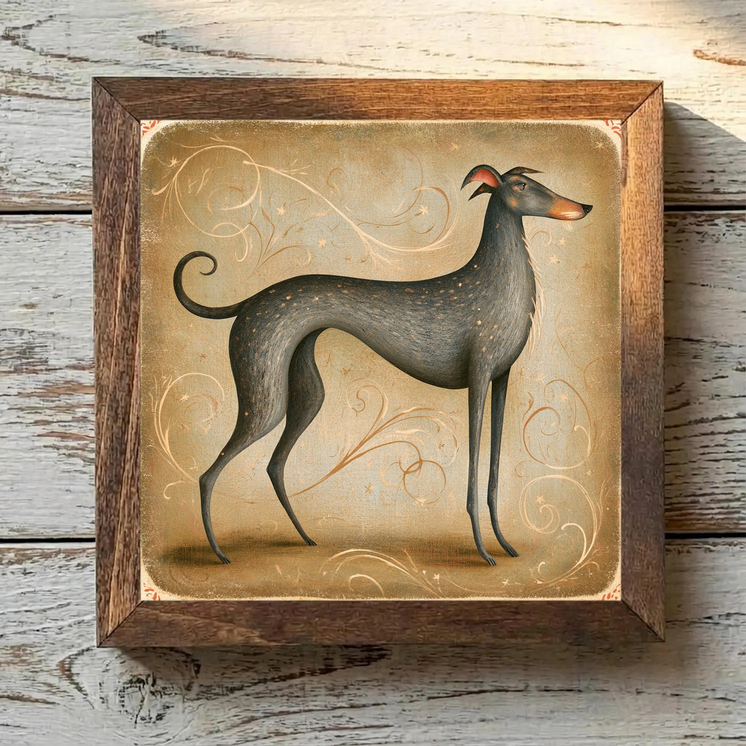 Scottish Deerhound Brindle - Variation 1