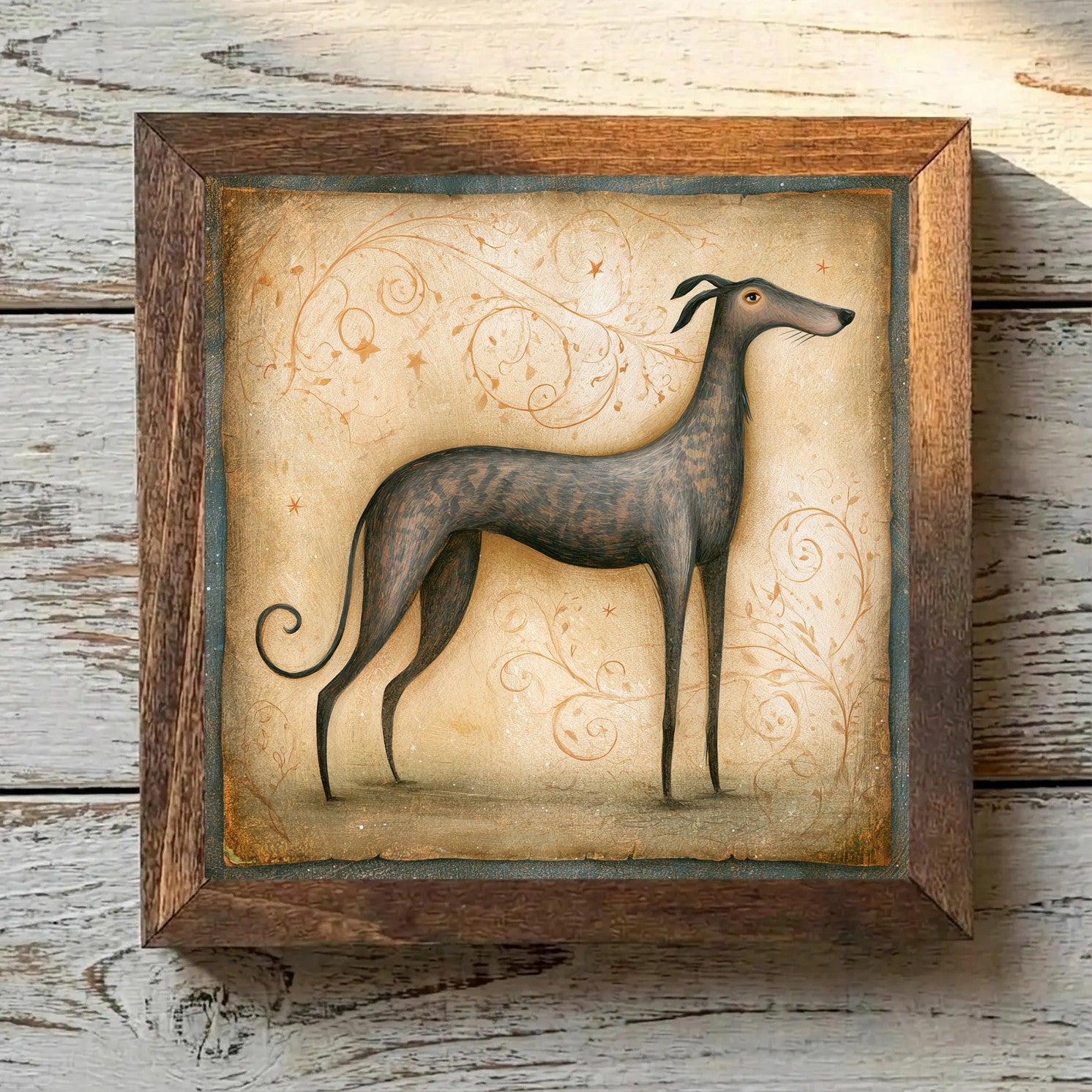 Scottish Deerhound Brindle - Variation 4