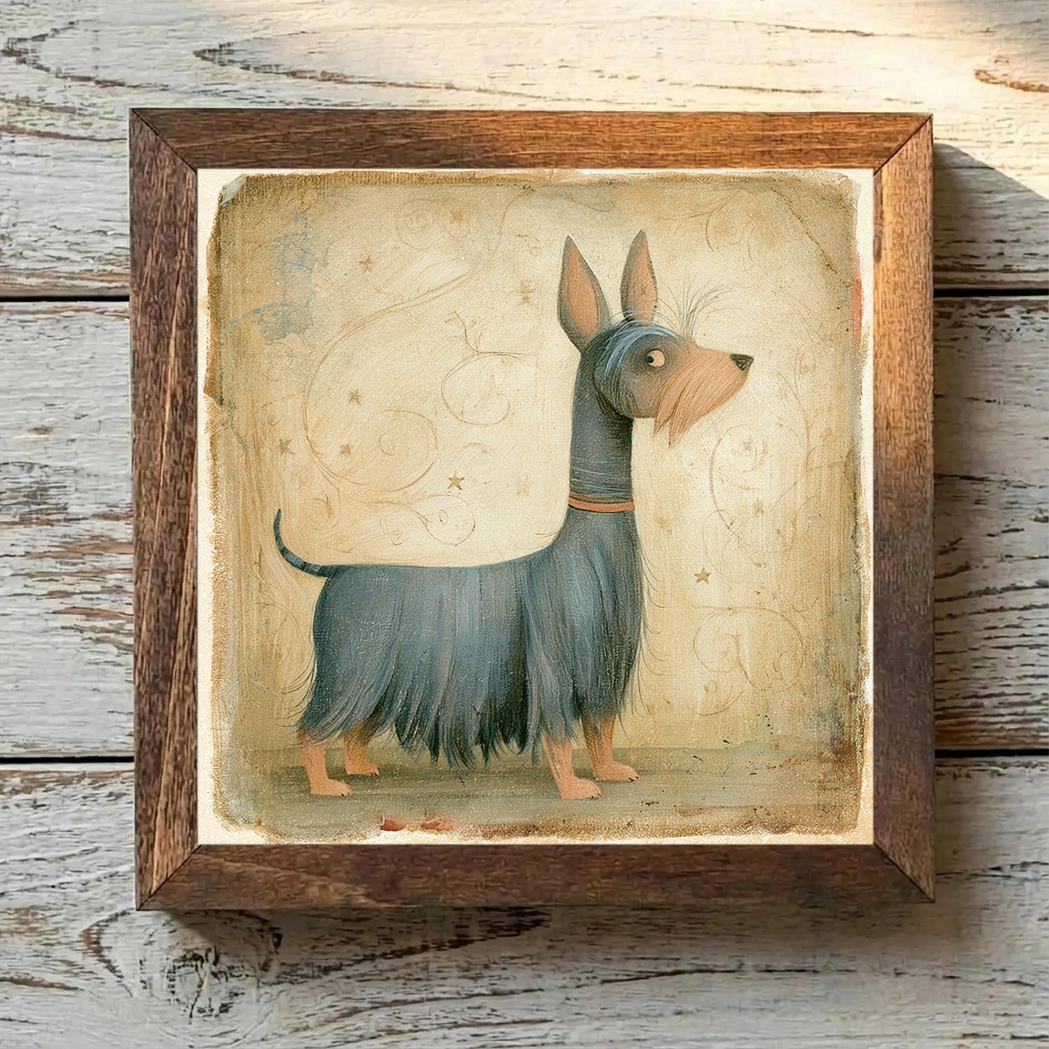Silky Terrier Gray Blue & Tan - Variation 2