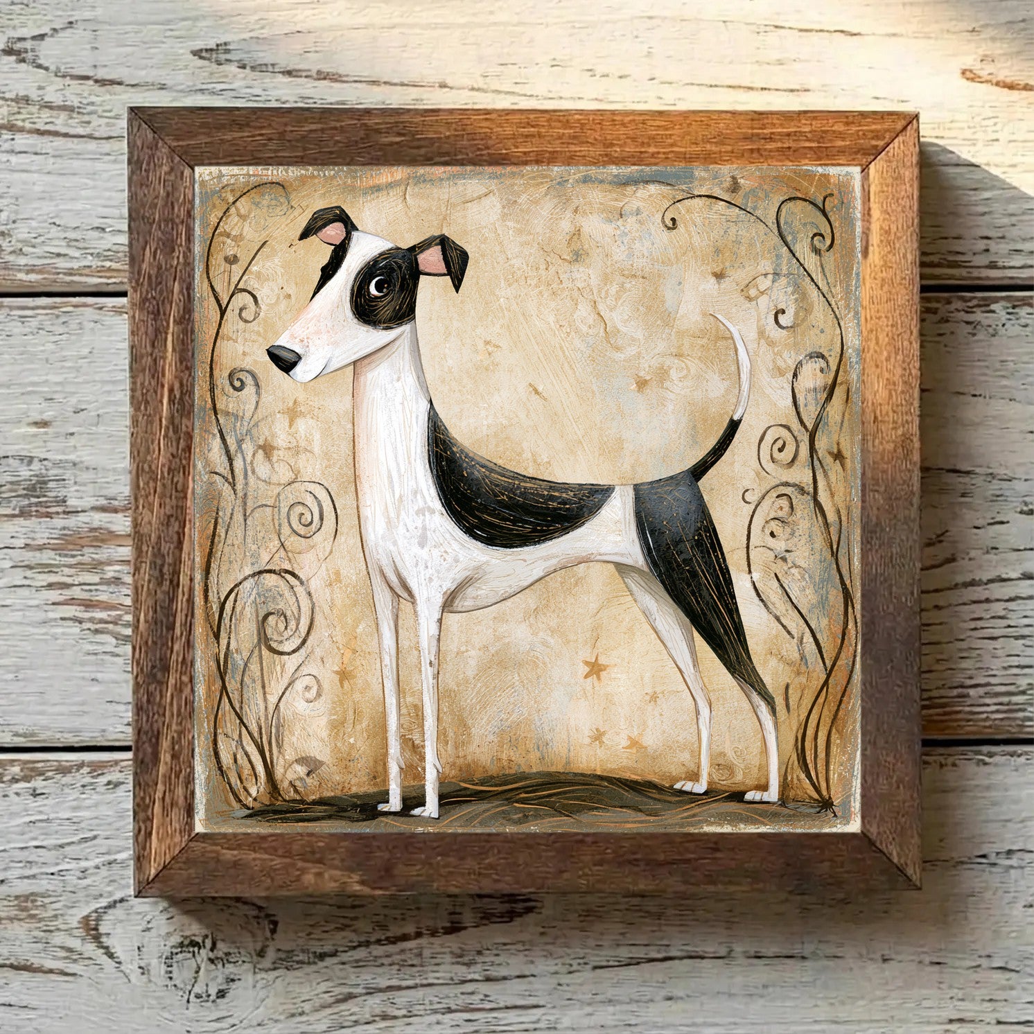 Smooth Fox Terrier White & Black - Variation 2