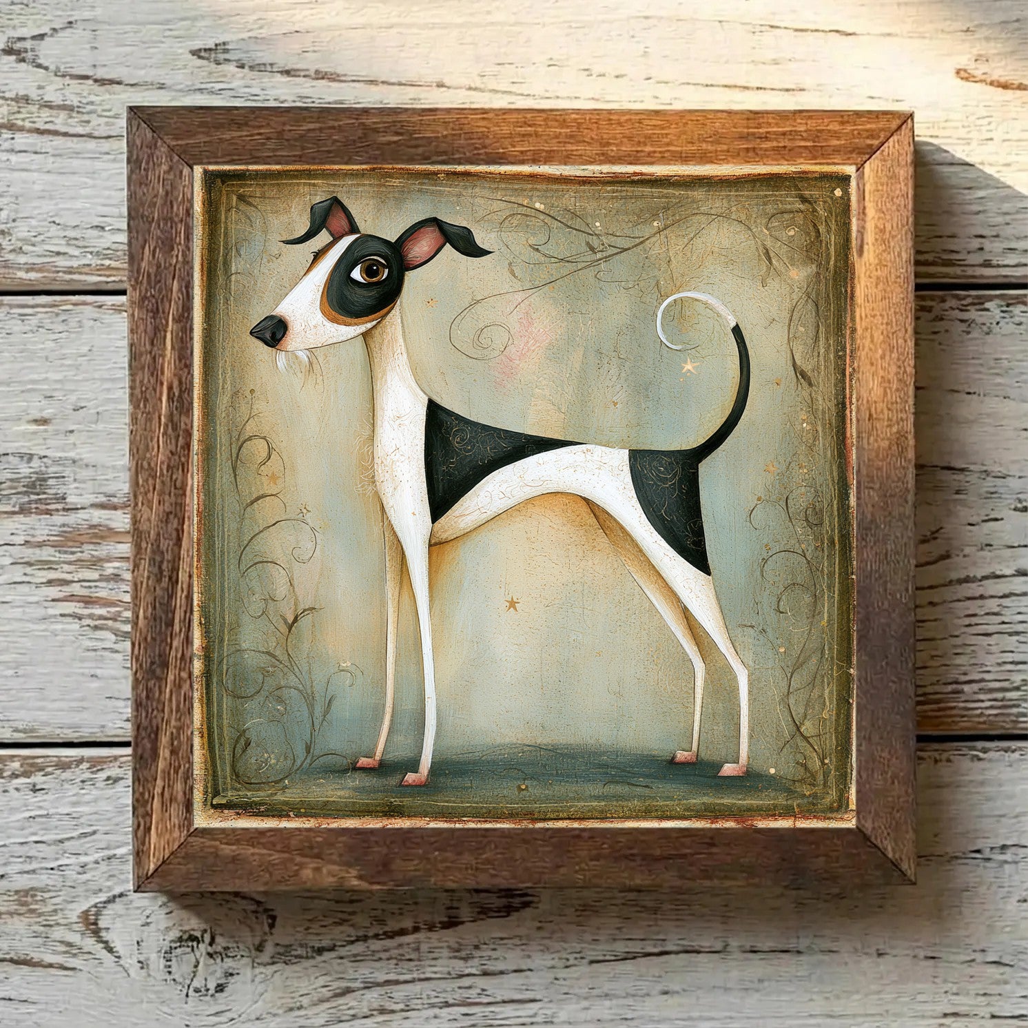 Smooth Fox Terrier White & Black - Variation 3