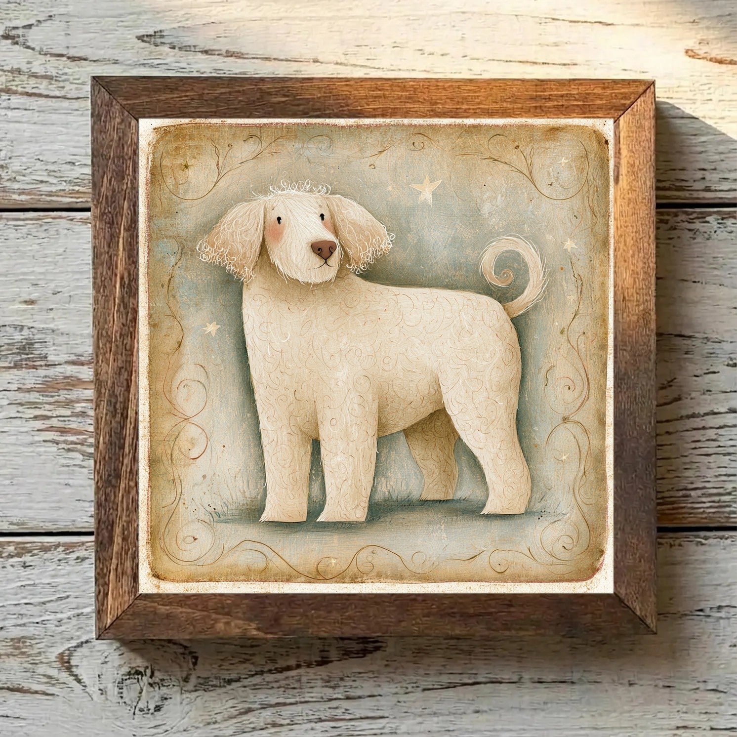 Spanish Water Dog Beige - Variation 4