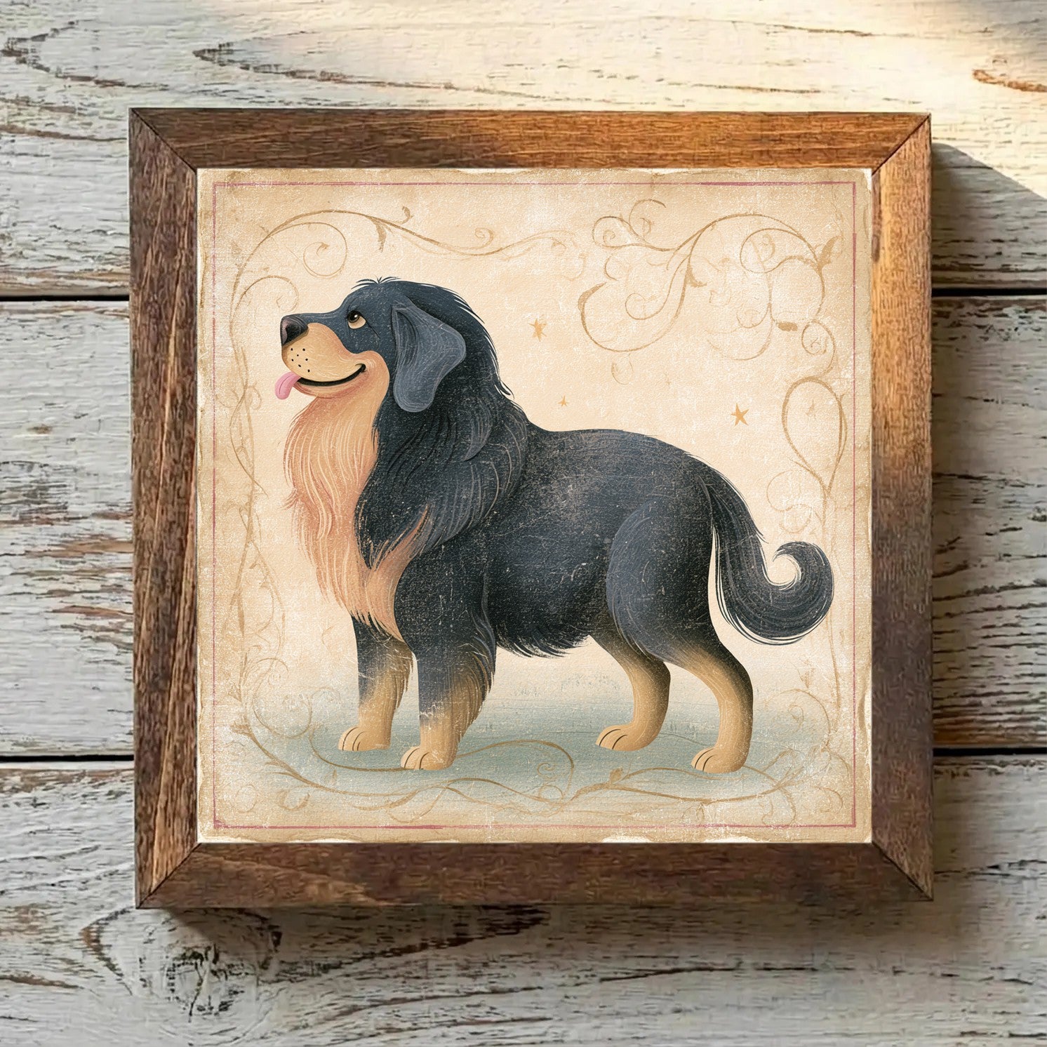 Tibetan Mastiff Black & Tan - Variation 2