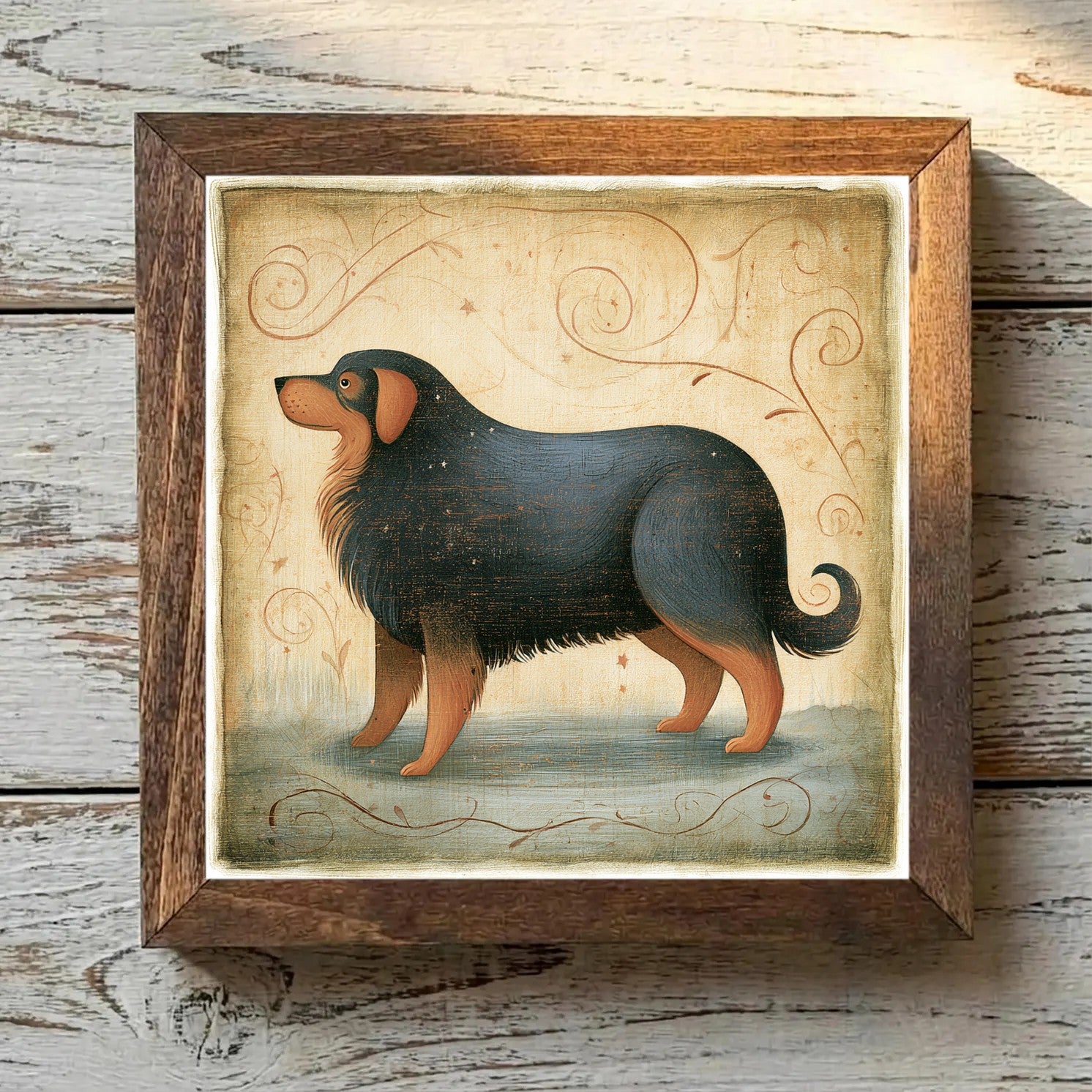 Tibetan Mastiff Black & Tan - Variation 3