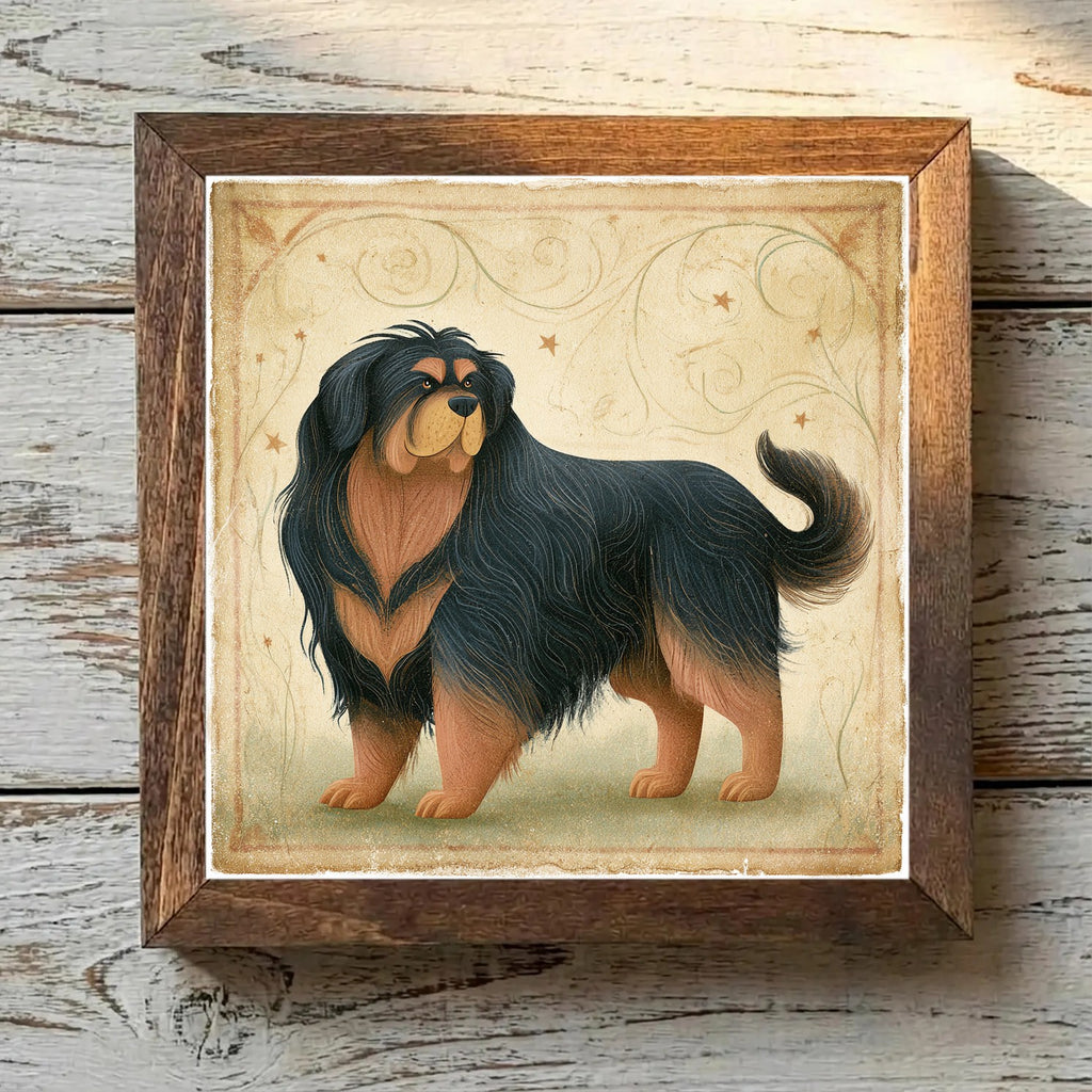 Tibetan Mastiff Black & Tan - Variation 4