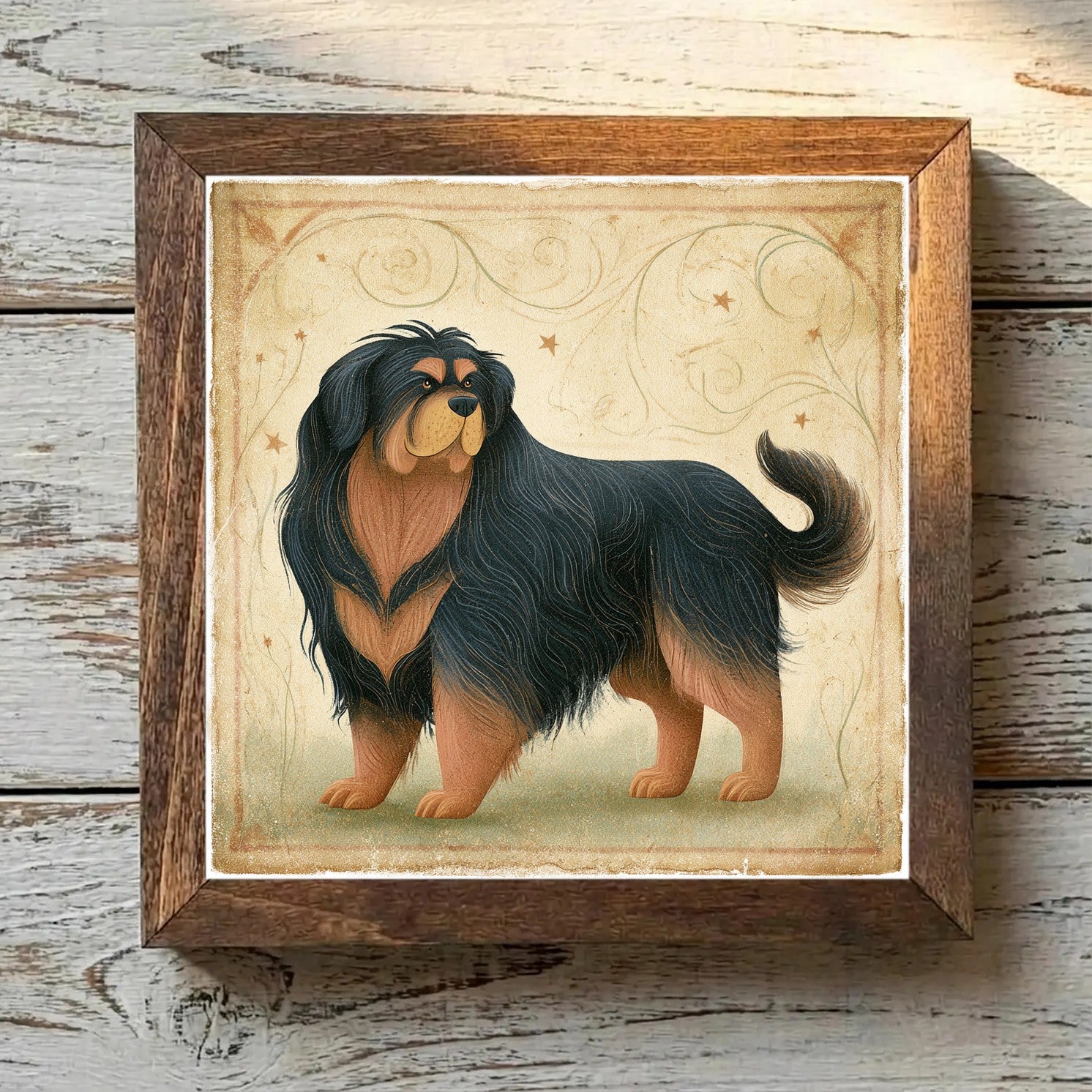 Tibetan Mastiff Black & Tan - Variation 4