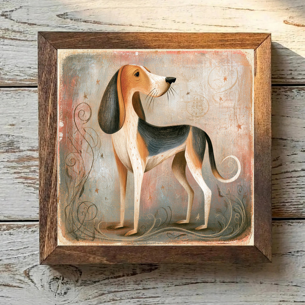 Treeing Walker Coonhound Tricolor - Variation 3