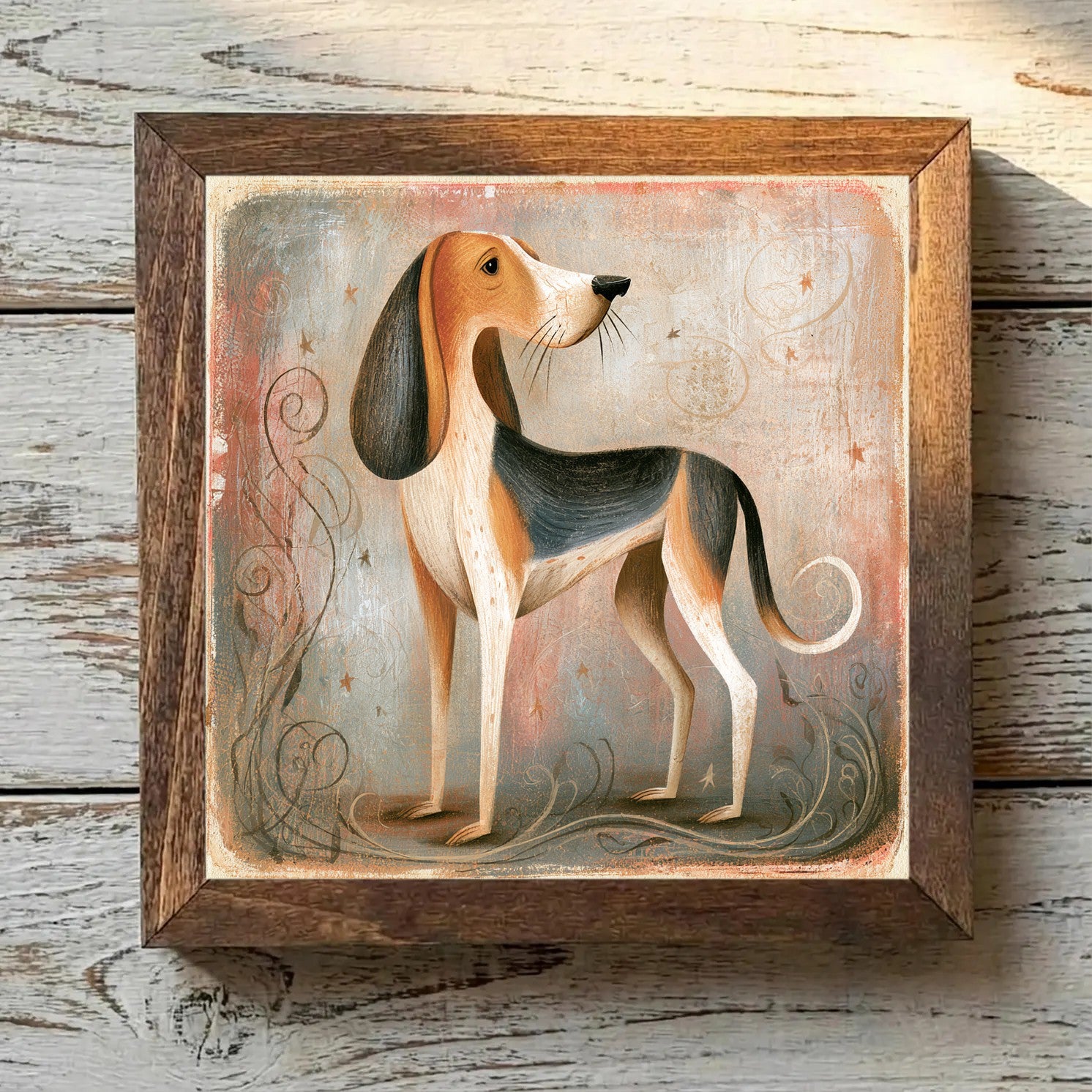 Treeing Walker Coonhound Tricolor - Variation 3