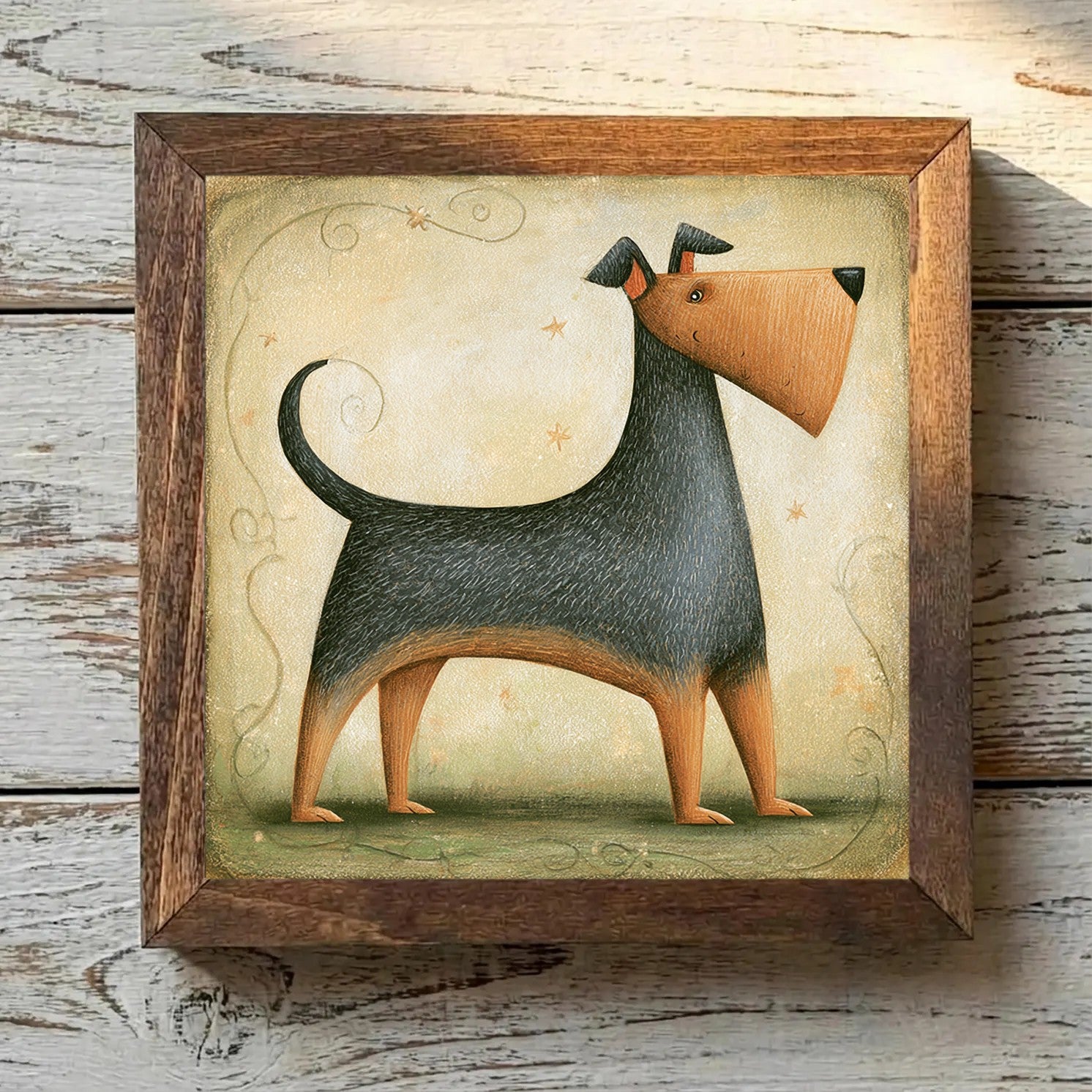 Welsh Terrier Grizzle & Tan - Variation 2