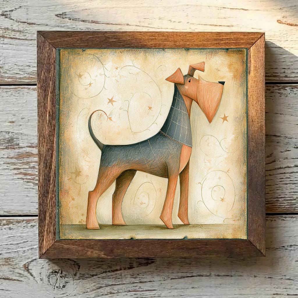 Welsh Terrier Grizzle & Tan - Variation 3