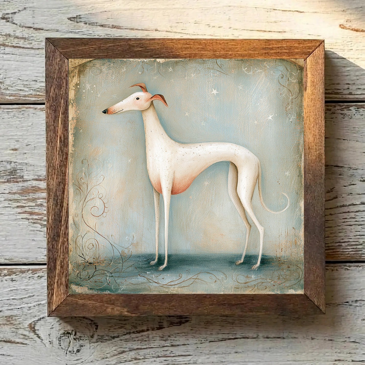 Whippet White - Variation 1