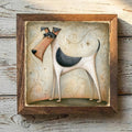 Wire Fox Terrier White, Black & Tan - Variation 1