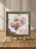 Rustic Heart Mini Wood Sign with Easel | Valentine's Day Decor