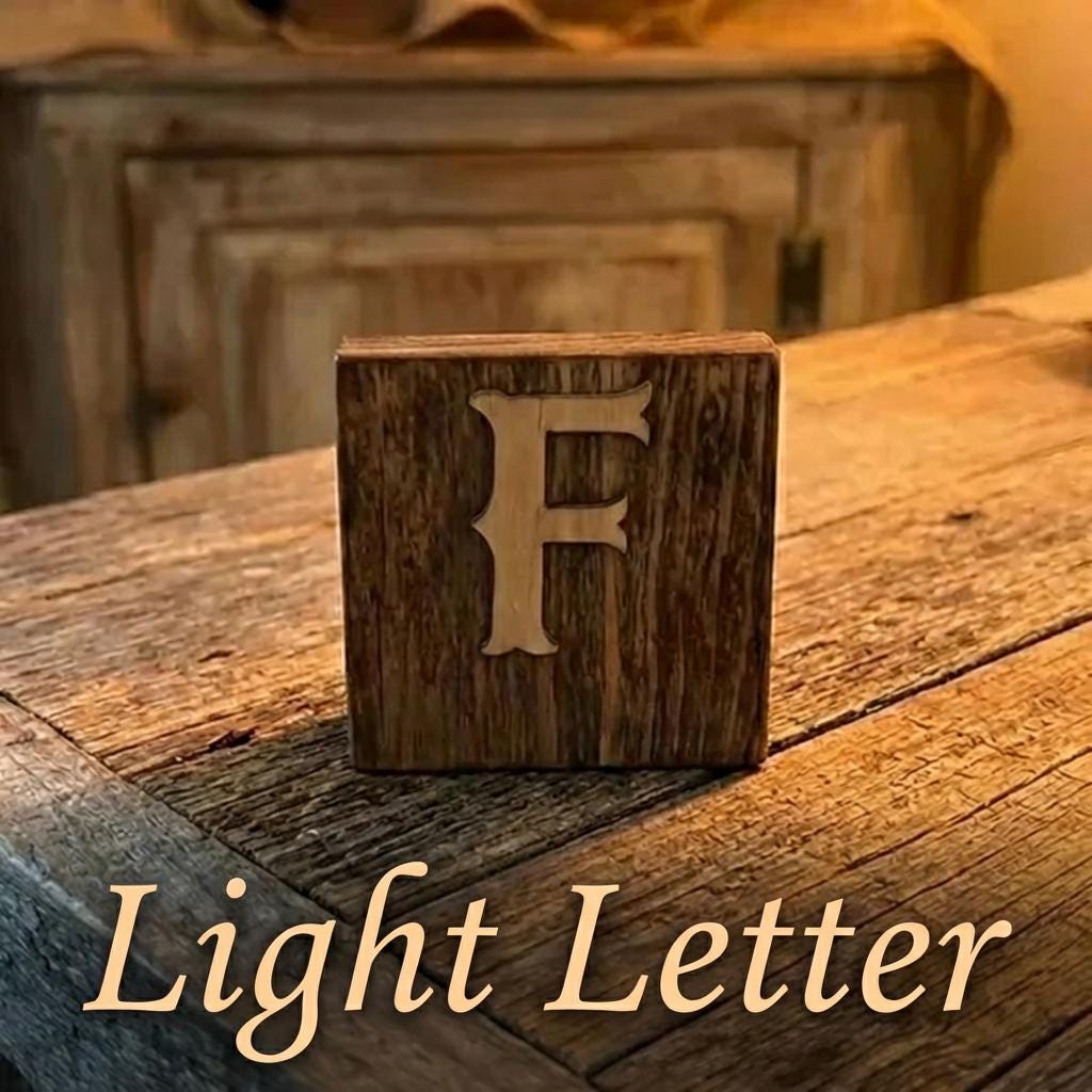 Personalized Wooden Letter Blocks, Rustic Name Blocks, Farmhouse Decor