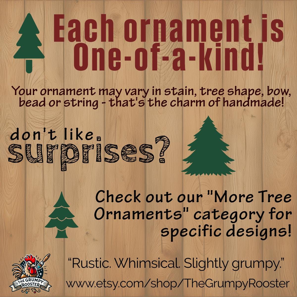 Traditional Christmas Tree Ornaments - Red Green Gold or a Mix - Single or Bulk Winter Tree Holiday Ornament Handcrafted Wholesale