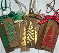 Traditional Christmas Tree Ornaments - Red Green Gold or a Mix - Single or Bulk Winter Tree Holiday Ornament Handcrafted Wholesale