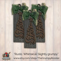 Rustic Dark Gray Ornament, Wood Holiday Decor, wooden tree ornament, rustic christmas ornament, Single or Bulk Qty