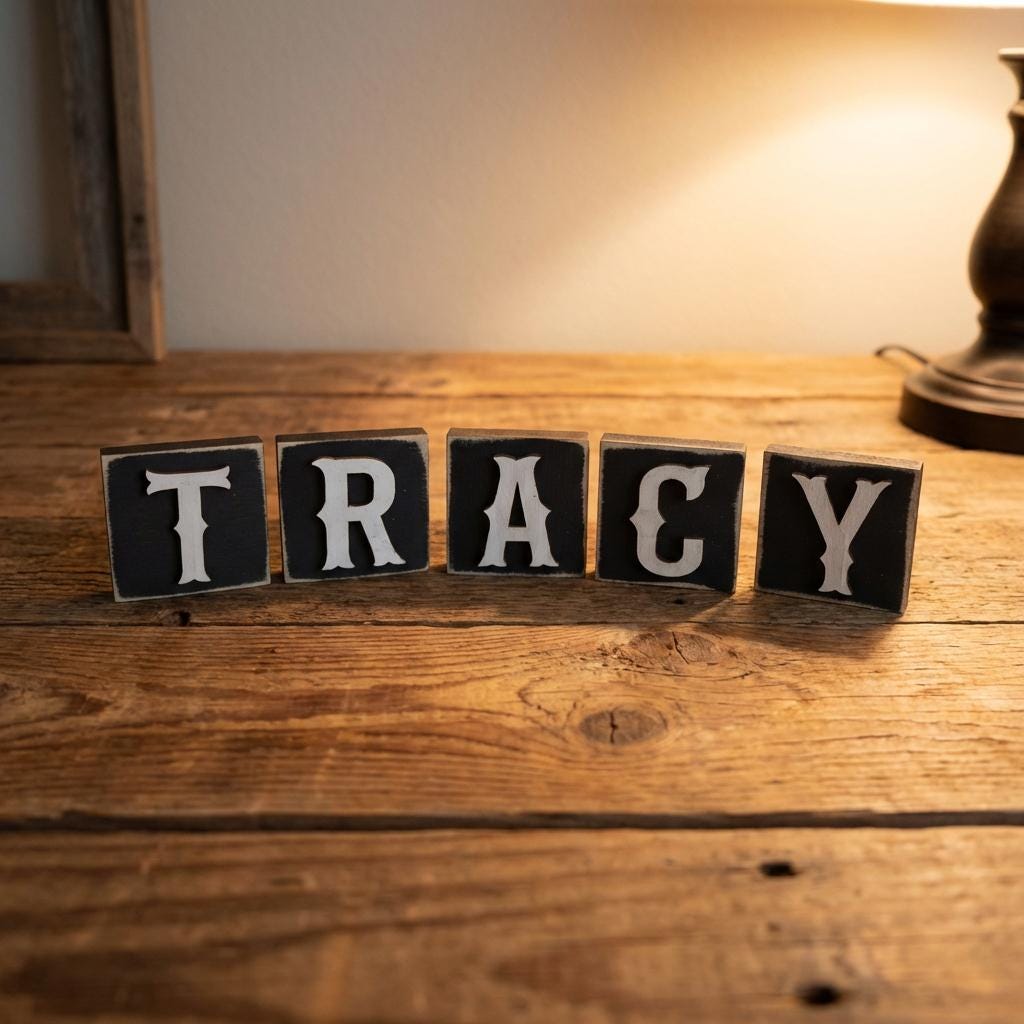 Personalized Wooden Letter Blocks, Rustic Name Blocks, Farmhouse Decor
