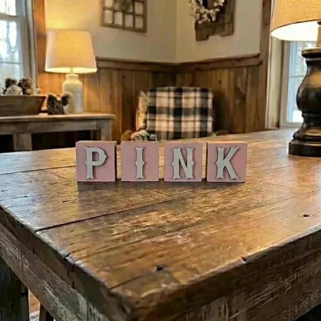 Personalized Pastel Wooden Letter Blocks, Custom Name, Nursery Decor