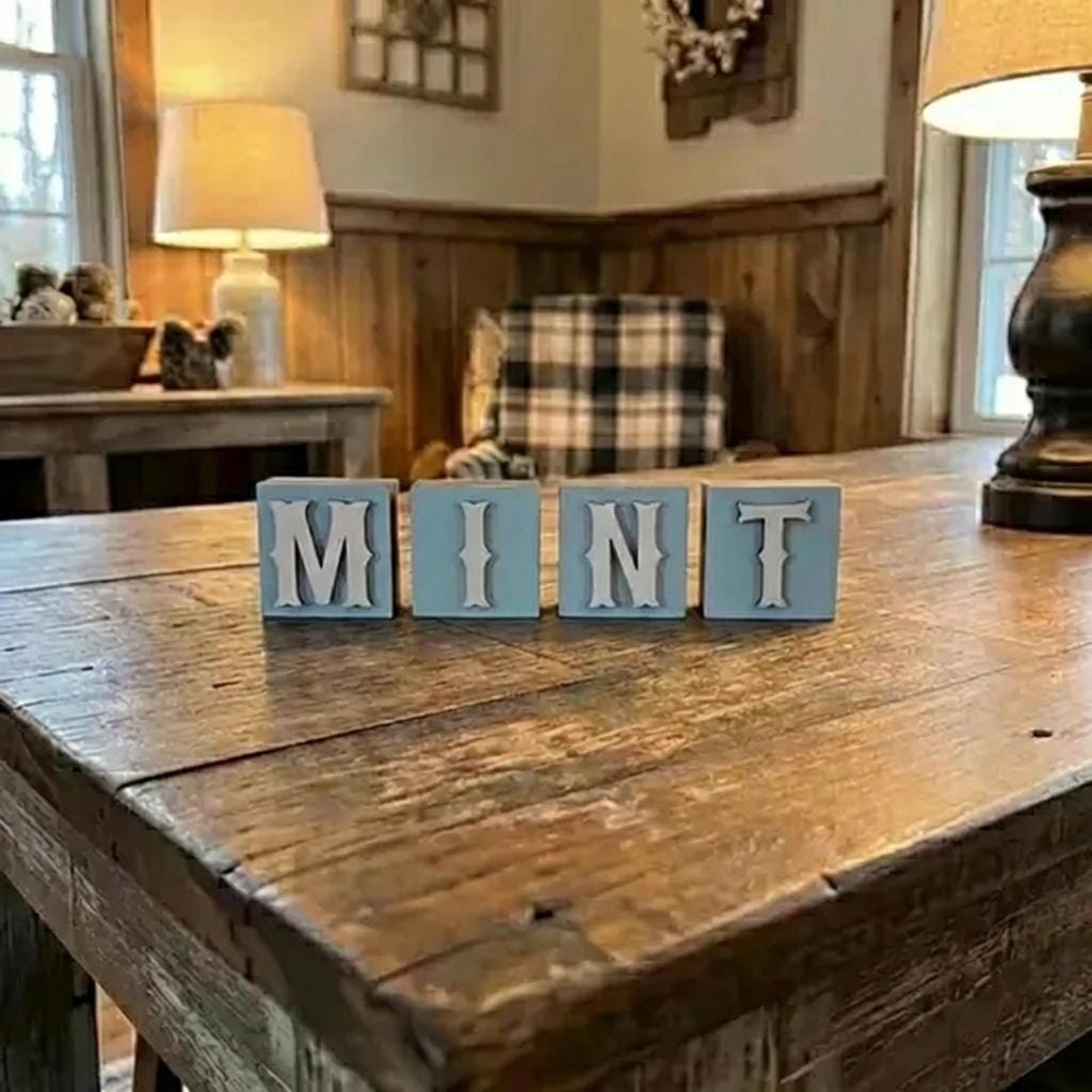 Personalized Pastel Wooden Letter Blocks, Custom Name, Nursery Decor - TheGrumpyRooster