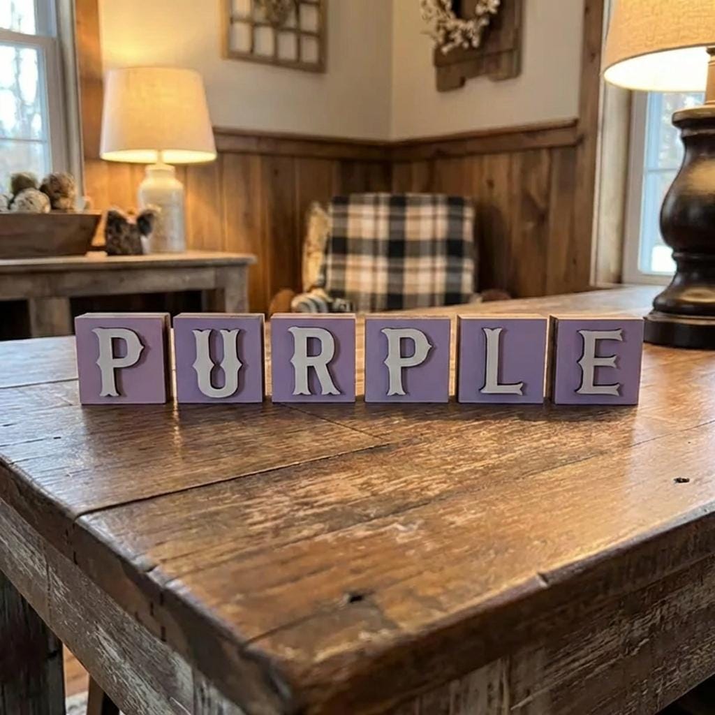 Personalized Pastel Wooden Letter Blocks, Custom Name, Nursery Decor - TheGrumpyRooster