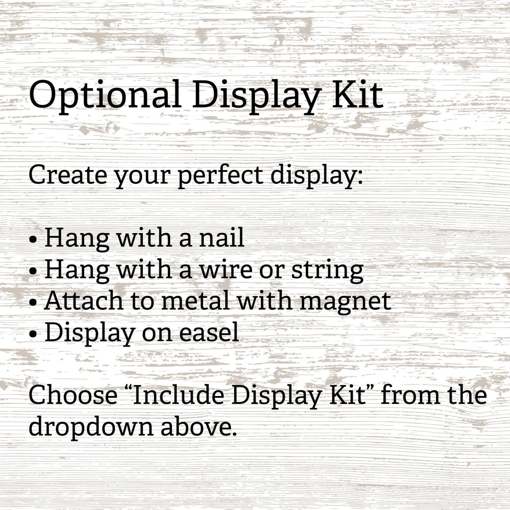 St Patrick’s Day Decor | Mini Framed Horseshoe Art | Gingham Shamrock Farmhouse Sign