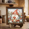 Strawberry Gnome Wood Sign | Spring Tiered Tray Decor | Cute Farmhouse Kitchen Sign | Cottagecore Gift | Whimsical Garden Home Decor - TheGrumpyRooster