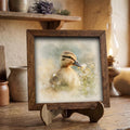 Baby Duckling Watercolor Print | Cottagecore Farmhouse Spring Art - TheGrumpyRooster