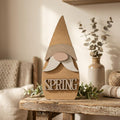 Wood Spring Gnome Shelf Sitter | Rustic Farmhouse Seasonal Decor