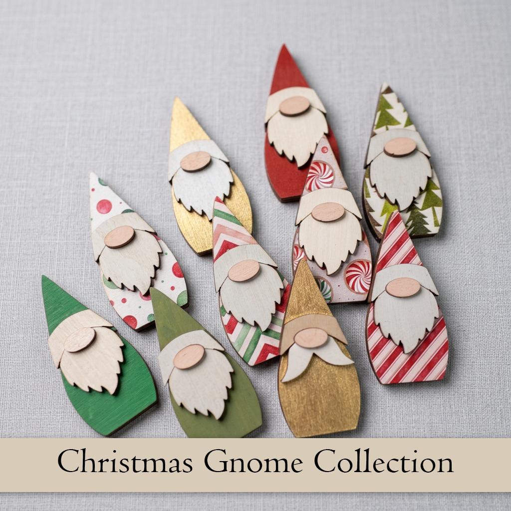 Pocket Gnome Bowl Fillers | Mini Wooden Gnome Set | Tier Tray Decor | Dough Bowl Filler | Farmhouse Gnome Decor | Tiny Collectible Gnomes - TheGrumpyRooster