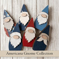 Pocket Gnome Bowl Fillers | Mini Wooden Gnome Set | Tier Tray Decor | Dough Bowl Filler | Farmhouse Gnome Decor | Tiny Collectible Gnomes - TheGrumpyRooster
