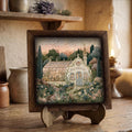 Framed Grace Grows Here Garden Art Print | Rustic Farmhouse Tiered Tray Decor