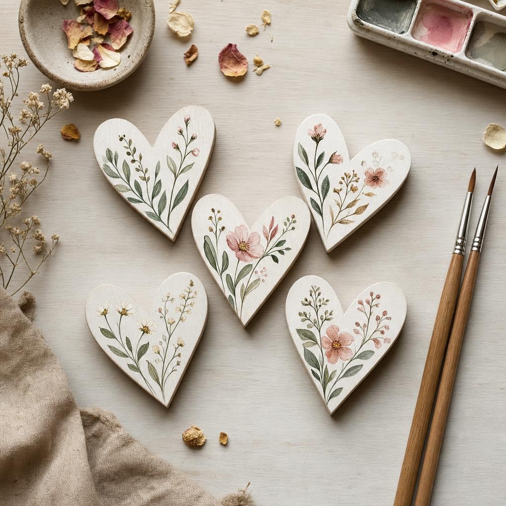 Wooden Heart Blanks Adhesive Backed | 1-3/4" Basswood Hearts | Craft Supplies | Unfinished Wood Hearts | DIY | Pack of 15 or 30 - TheGrumpyRooster
