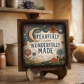 Framed Fearfully and Wonderfully Made Art Print | Faith Tiered Tray Decor